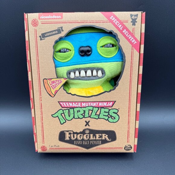 Teenage Mutant Ninja Turtles Other - Teenage Mutant Ninja Turtles X Fuggler Leonardo Plush Toy Limited Edition Glow I
